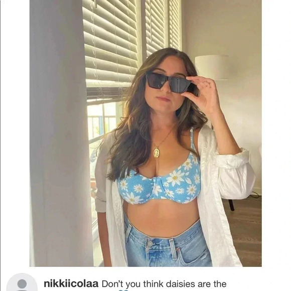 Daisies bathing suit top - Picture 6 of 8